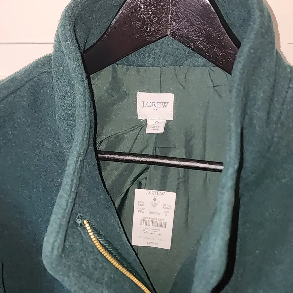 NEW! J. Crew City Coat Sz 0 - Picture 4 of 6